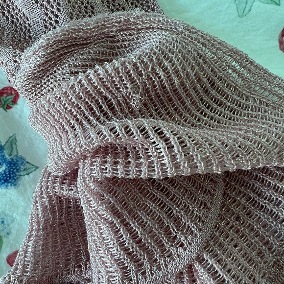 Self-Portrait Pink Lurex Top - Picture 6 of 7